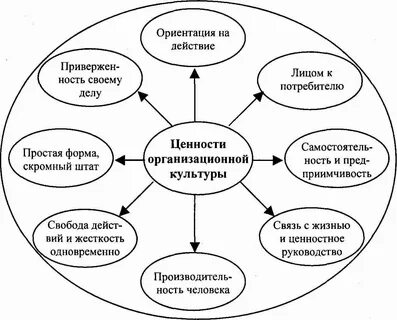 Внутренние элементы организационной культуры