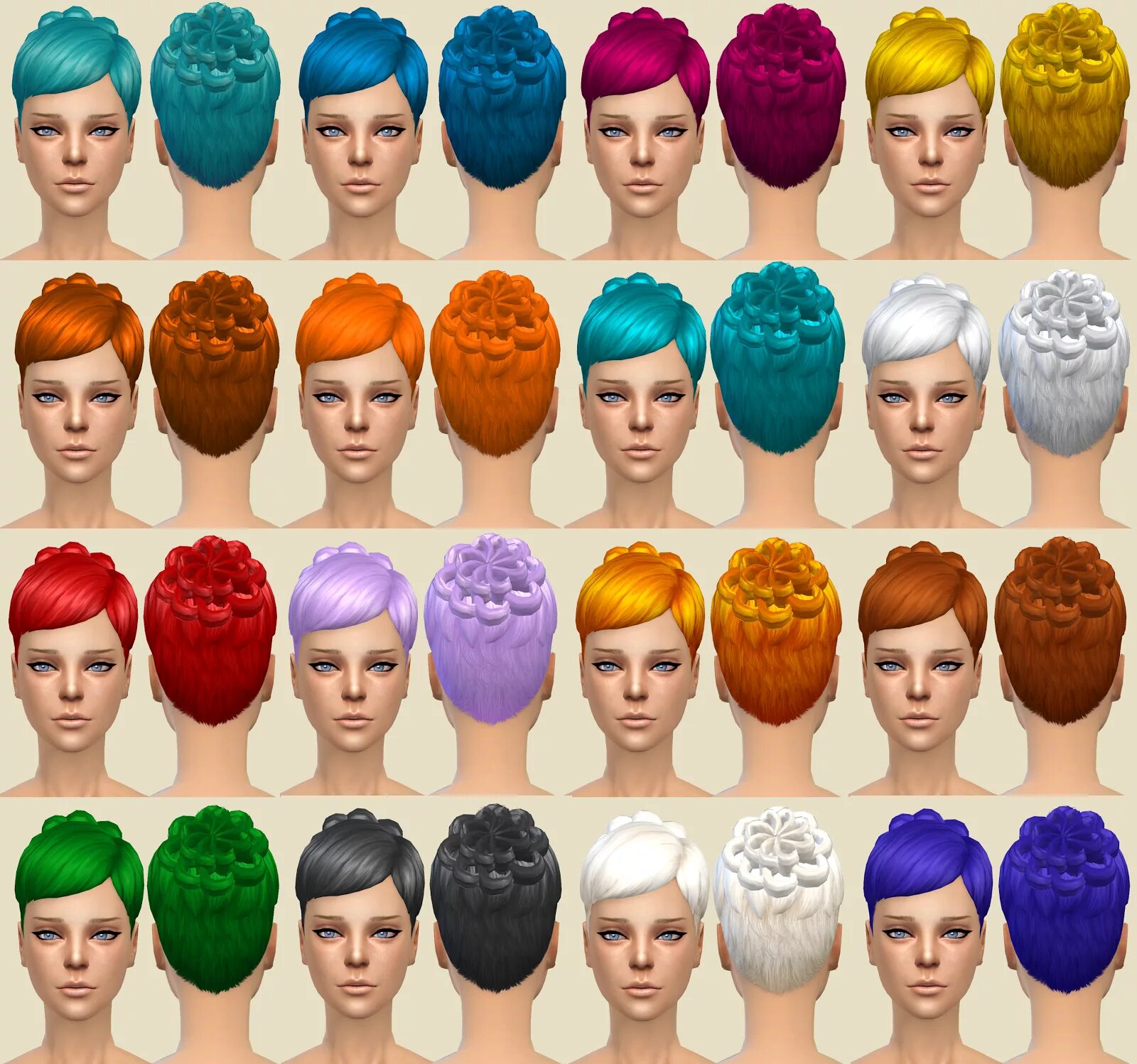 Турецкий тюрбан SIMS 4. Симс 4 разноцветные волосы. SIMS 4 Sarahi hair 0001. Sofian hair SIMS 4.