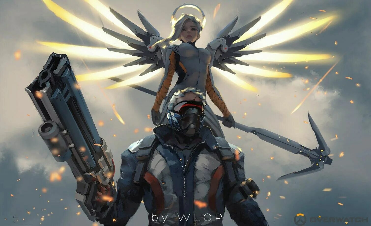With mercy in broken elevator overwatch. Mercy овервотч. ангел овервотч.