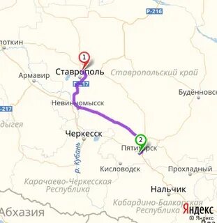Кисловодск пятигорск расстояние на машине
