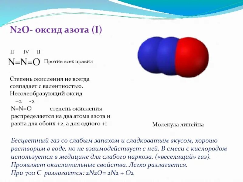 Тип оксида азота 4. Тип оксида азота 4