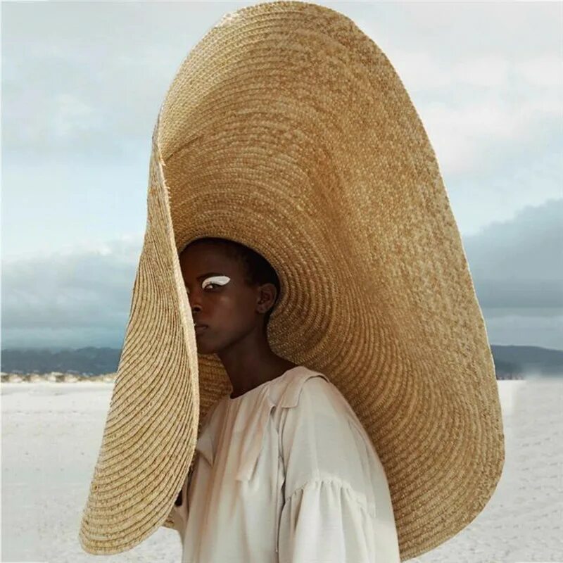 Панама женская Жакмюс. Шляпа Jacquemus. Соломенная шляпа. Шляпа с большими полями. Большая соломенная шляпа