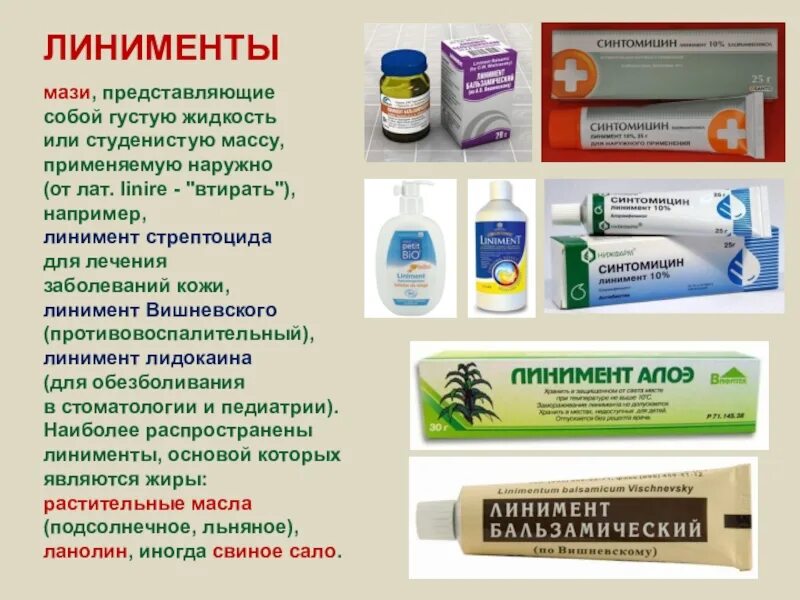 Где применяется мазь