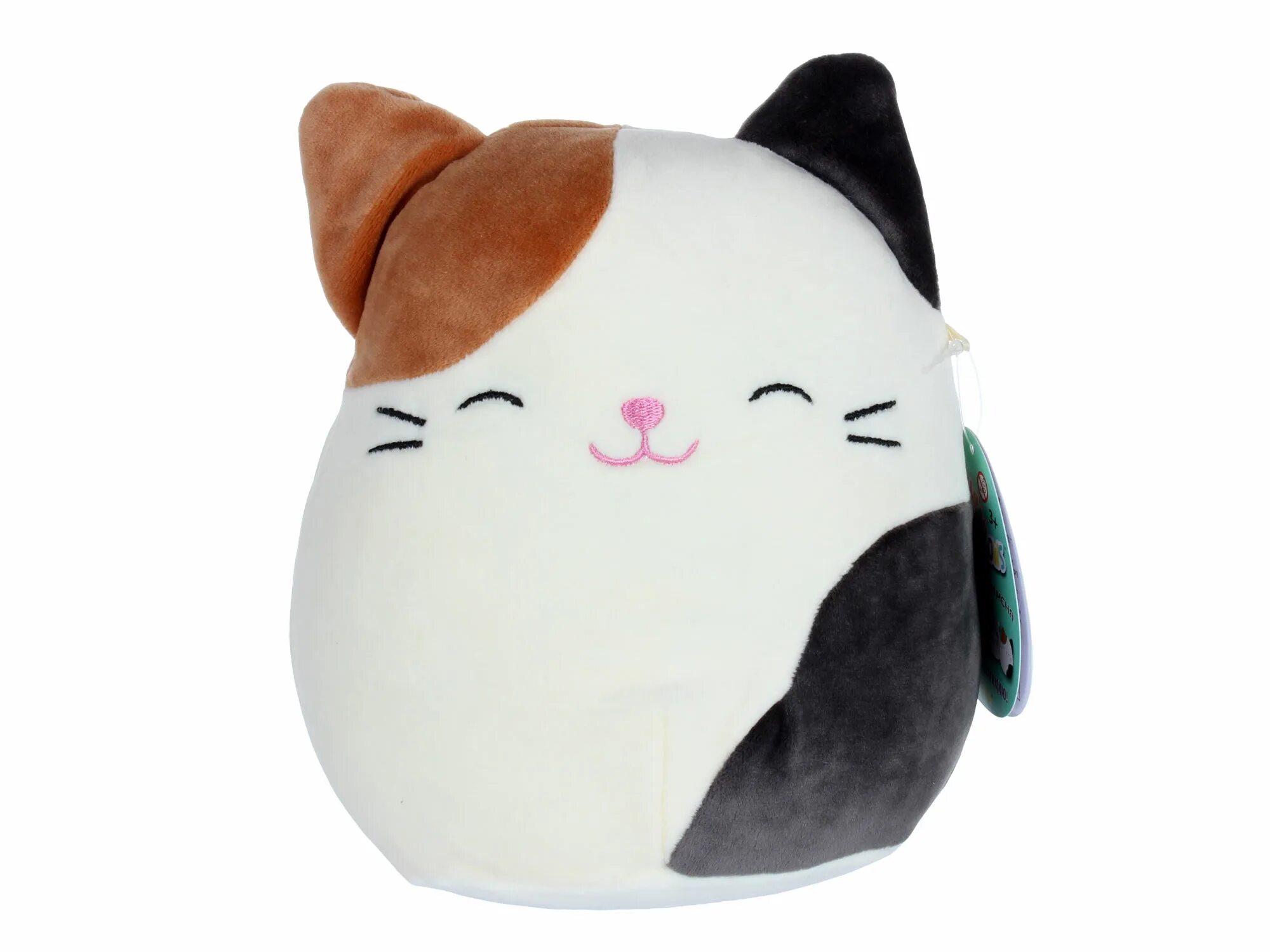 Кот Кэмерон мягкая игрушка-сквиш. Игрушка мягкая Squishmallows сквиш. Squishmallows игрушки Кэмерон. Сквиш антистресс котик. Кот сквиш