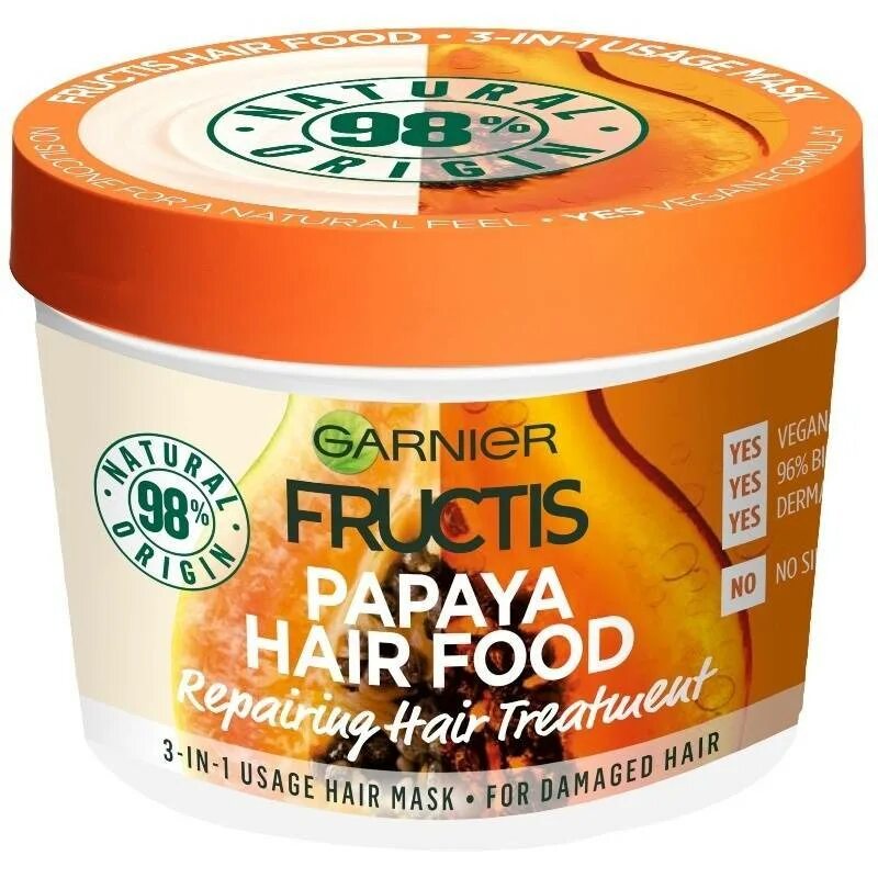 Маски garnier fructis. Фруктис суперфуд папайя. Garnier маска суперфуд. Маска для волос Фруктис суперфуд банан 390мл. 390 Маска гарньер.