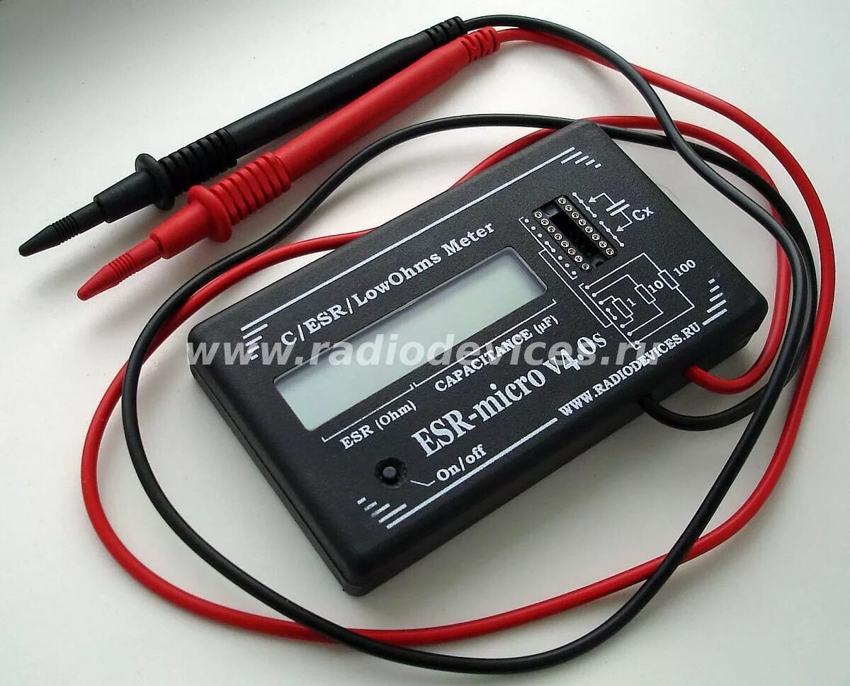 Esr micro v 4.0 s. Измеритель ёмкости конденсаторов прибор esr micro v4. измеритель esr nm8032. измеритель емкости esr-micro 4.0.