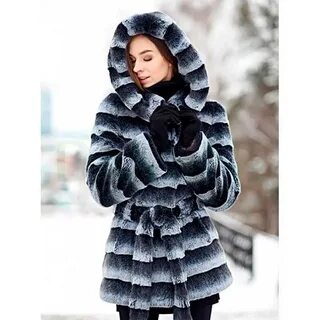 Шуба из эко меха под