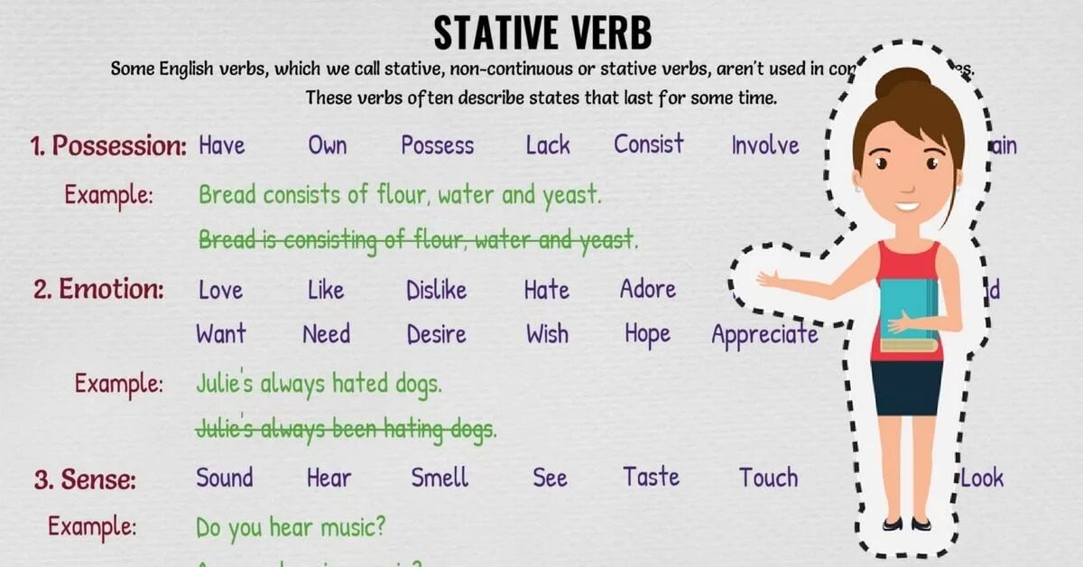 Non continuous verbs