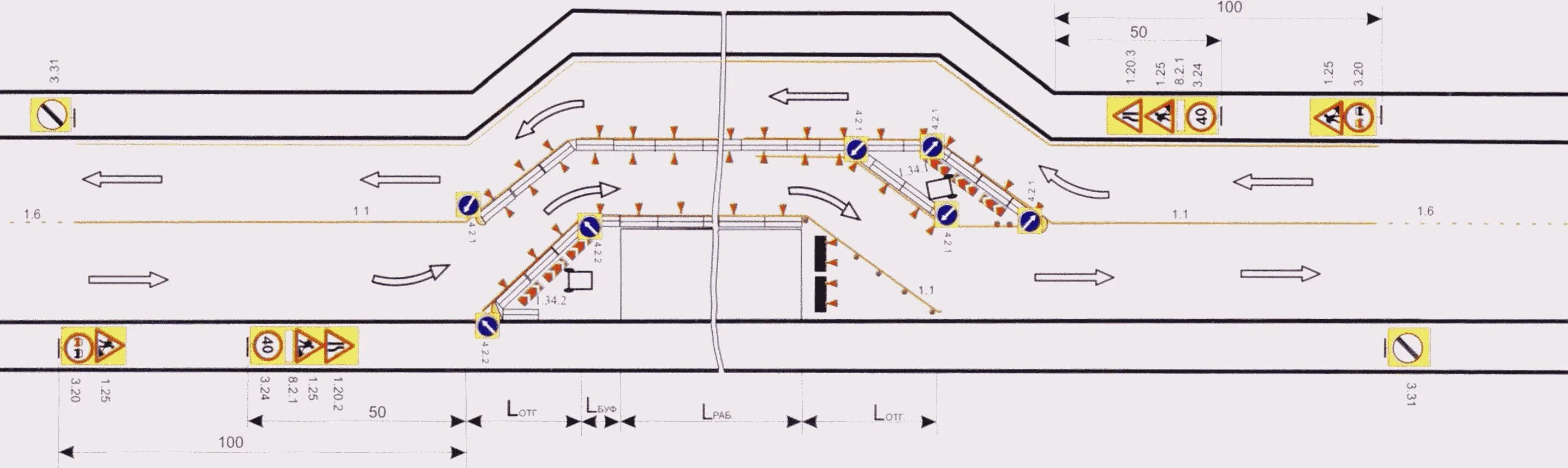 Схема организации дорожного движения. Дорожный знак схема объезда. Схема ограждения места производства дорожных работ. Дорожные ограждения в населенном пункте. Пункты организации движения
