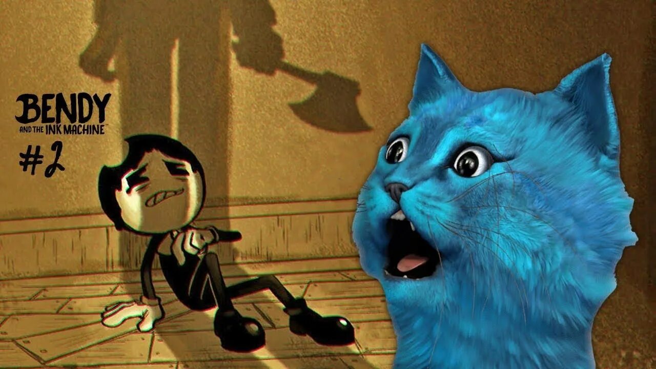 Котёнок лайк БЕНДИ. Синий кот лайк.