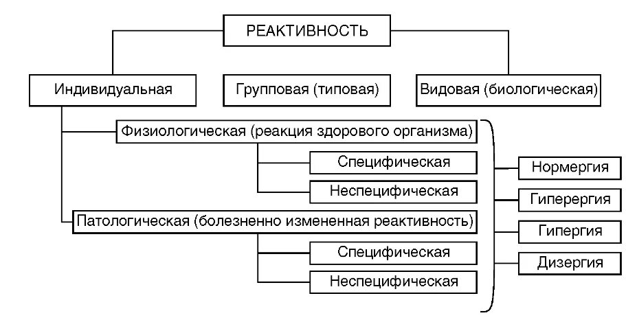 Специфическая резистентность. Виды и формы реактивности. Виды и формы реактивности и резистентности организма. Классификация реактивности патофизиология. Классификация адо реактивность.