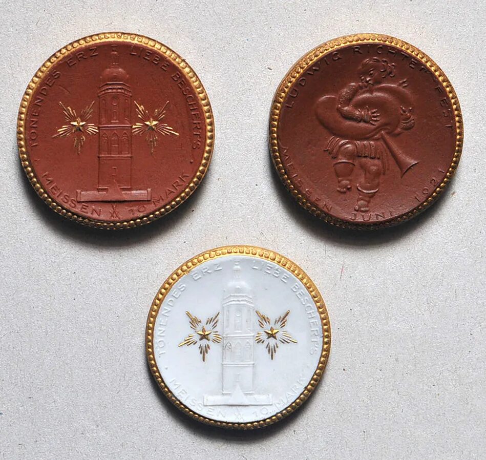 Нотгельд Meissen 10 1921. Нотгельды Германии монеты. Нотгельды Германии из фарфора. Монеты Мейсенские Нотгельды. Монета тон цена