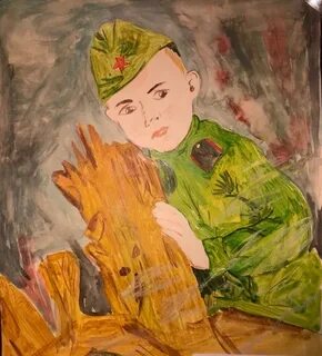 Маленький герой нарисовать