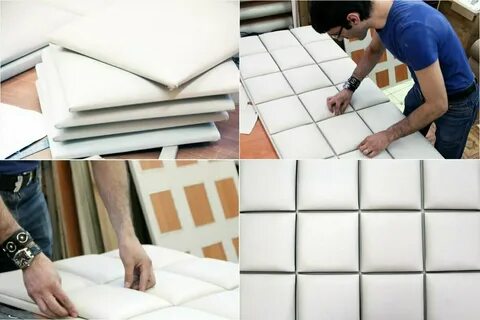 Изготовление мягких стеновых панелей