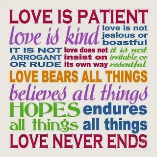 Love endures