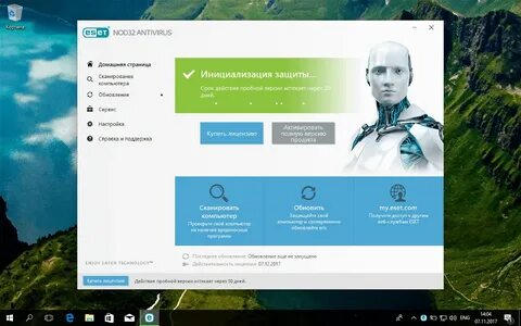 Антивирусная программа nod32