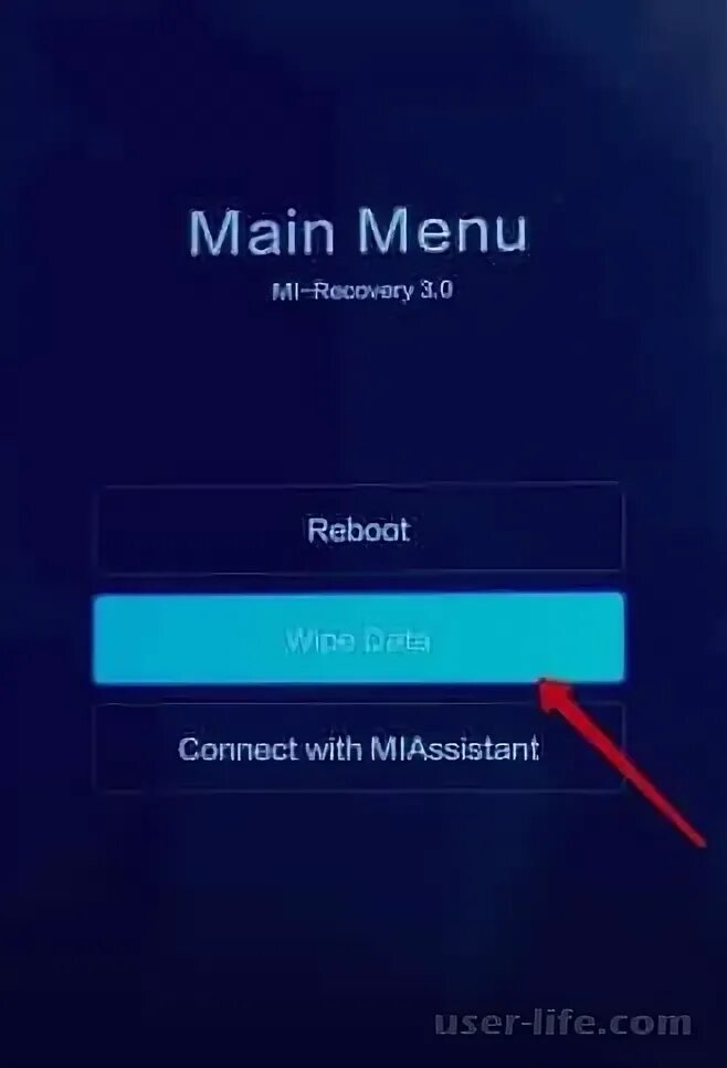 Экран main menu xiaomi