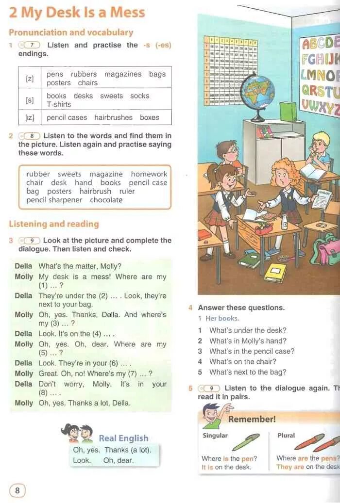 Английский язык пятый класс учебник страница