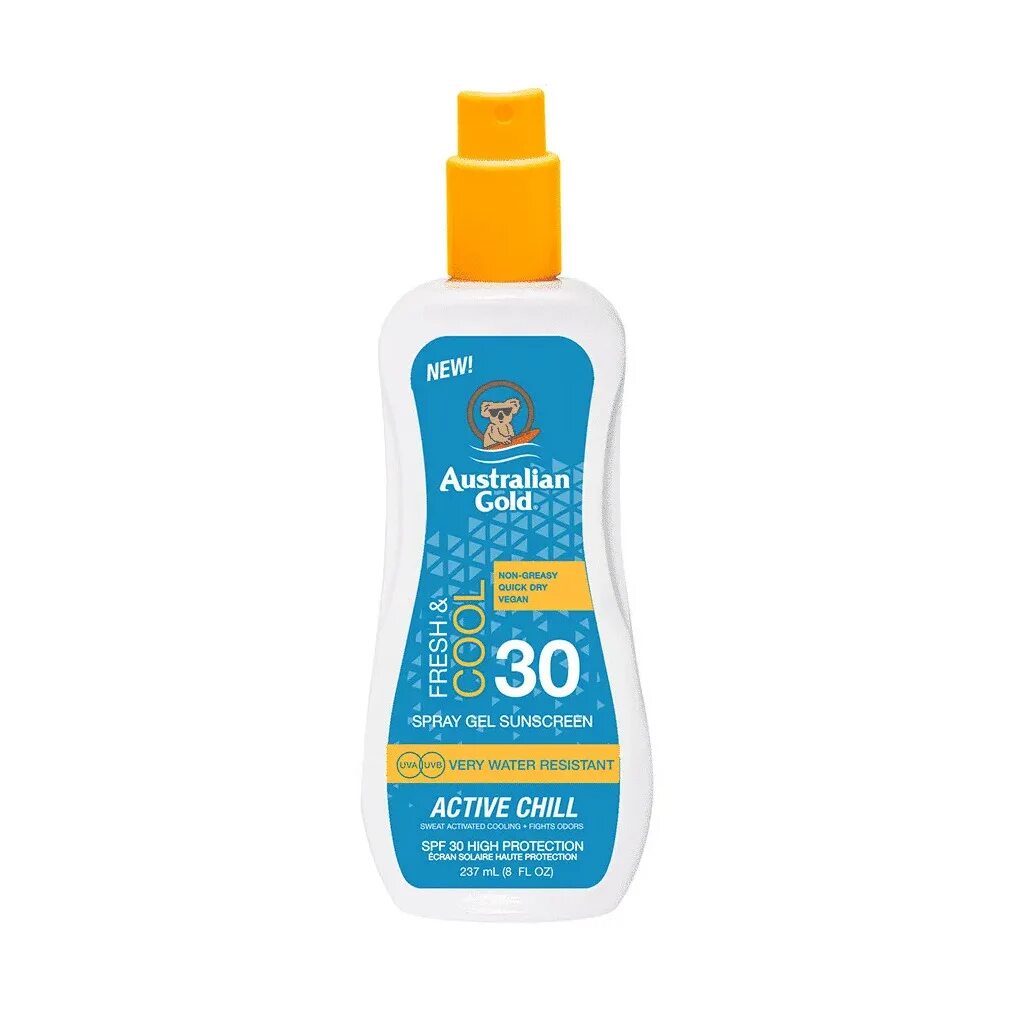 Australian Gold SPF 30 cool Spray Gel охлаждающий,водостойкий, без бронз.(237 мл). Australian Gold spf30 Spray Gel. SPF 30 Lotion Australian Gold. Australian Gold SPF Spray.