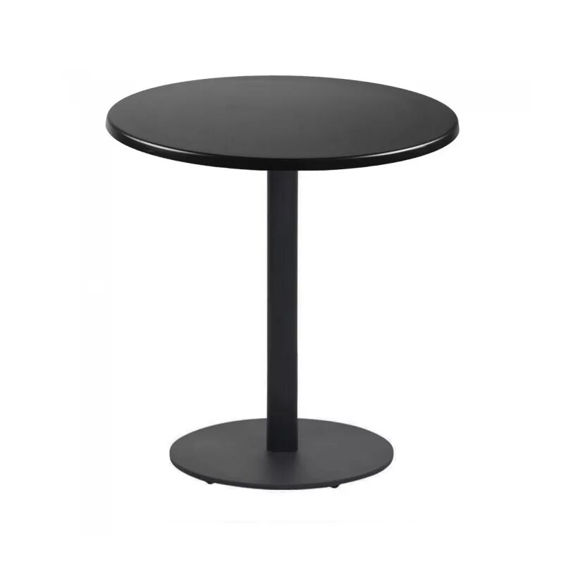 Приставные столики металлические круглые 2 шт черные Dilva от la forma. Столик круглый. Столик для кафе круглый. Столик приставной круглый.
