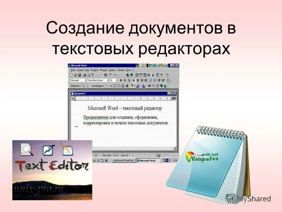 Бумажная технология создания документов позволяет. Текстовые редакторы. Создание документа. Текстовый процессор. Создание и редактирование текстового документа.