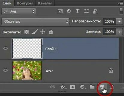 Новый слой программа