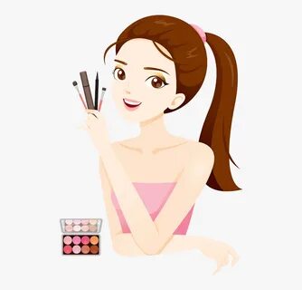 Transparent Makeup Clipart Png - Make Up Cartoon Png, Png Do