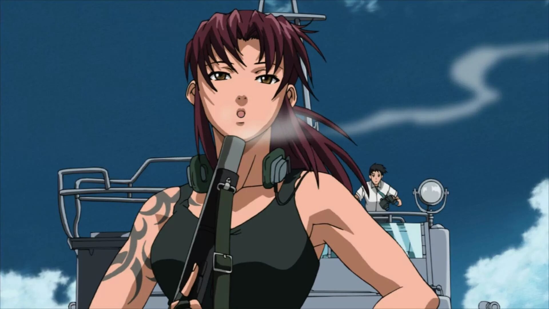 Слез реви реви. Беретта 92 sword cutlass black lagoon. Реви. Песня черный лагун. Реви ребекка.