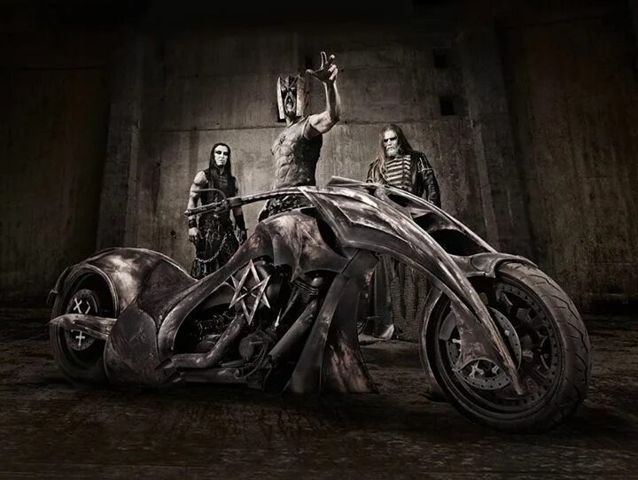 Bike of hell. Behemoth мотоцикл. Nergal Behemoth Bike. Behemoth арт. Мотоцикл солиста Behemoth.