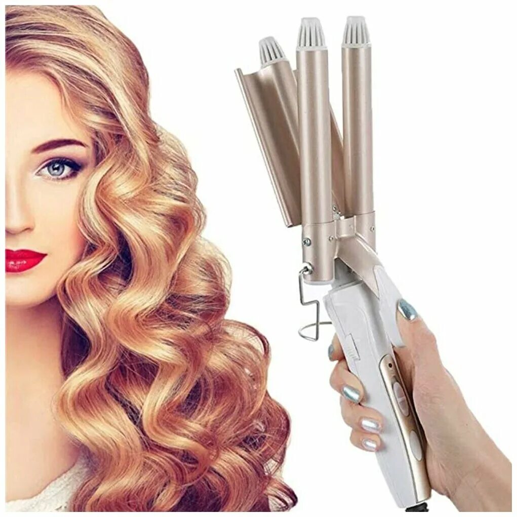 Плойка тройная Stylist Tools. Плойка тройная professional hair Styler Jr-266. Плойка тройная волна BABYLISS. Плойка-волна Leben 489-048. Щипцы для завивки тройная волна