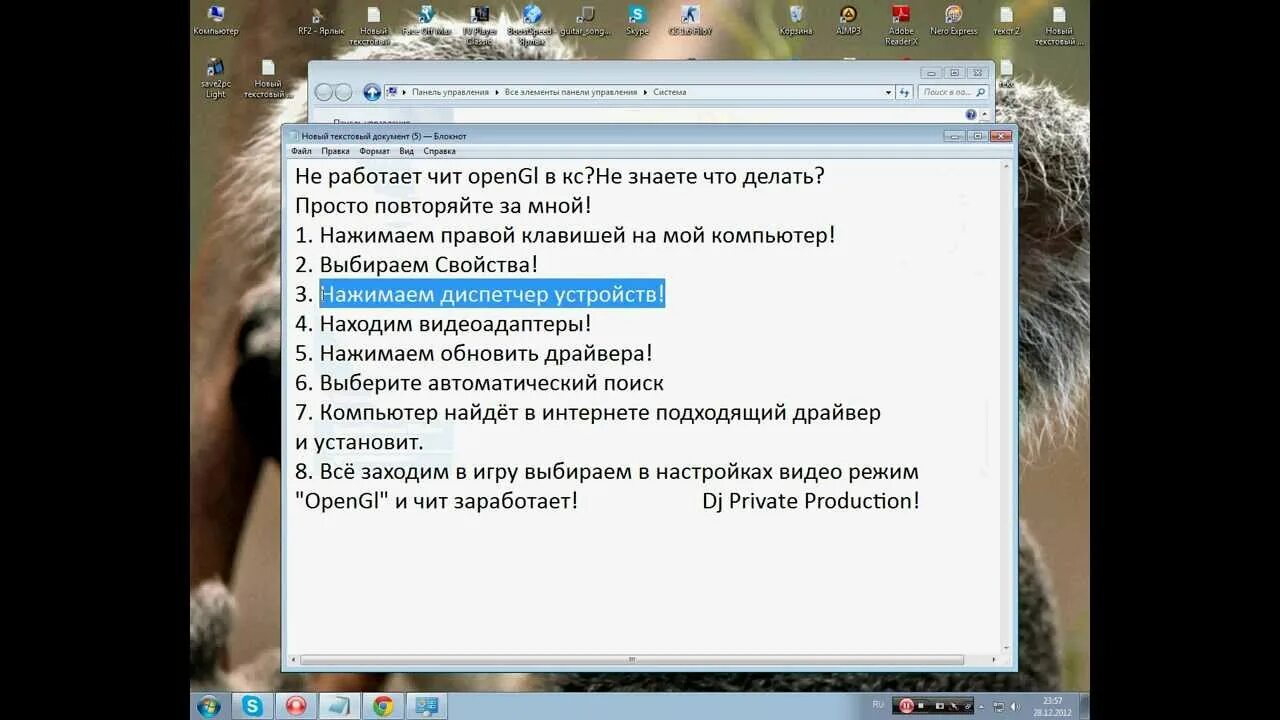 Как работает чит. Как включить opengl в кс 1.6. почему кс 1.6 не запускается в режиме opengl. куда кидать чит опенгл.