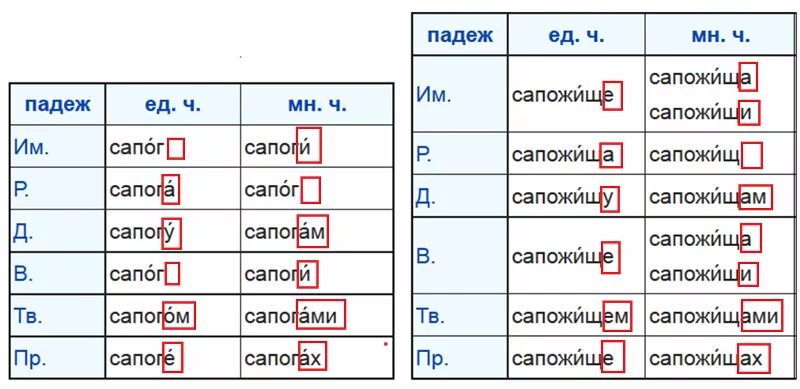 Сапог скл. Сапоги просклонять по падежам. Род число падеж склонение существительных. Сапоги по падежам во множественном. Родит падеж слова