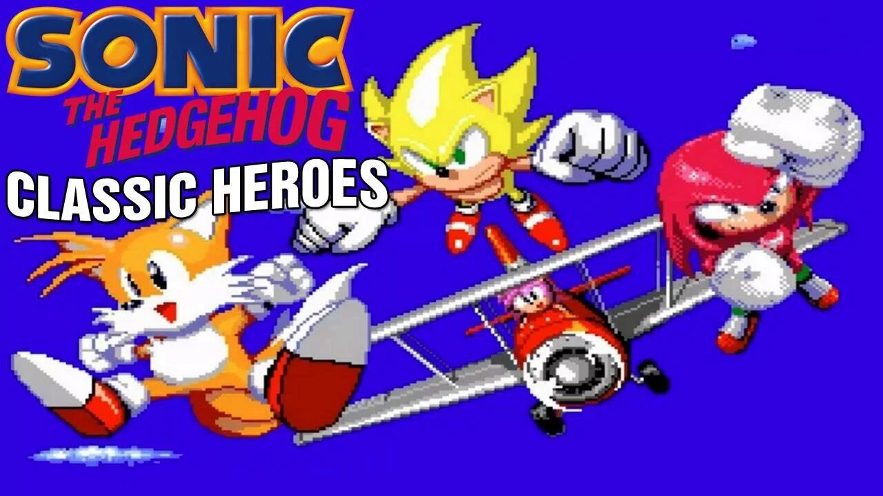 Sonic classic играть. Sonic Classic Heroes. Sonic Heroes Классик. Соник классические герои. Sonic Classic Heroes 2.