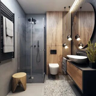 Дизайн ванн с туалетами (50 фото)