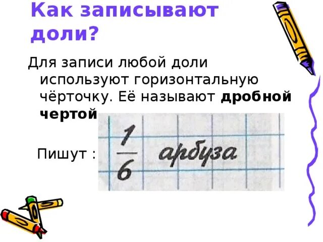 Как писать в доле. Как записывать доли. Доли в доли как правильно записать. Как как записывать долю в математике. Как в математике записывают доли.