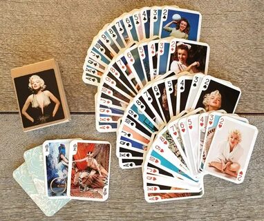 Playing Cards,Poker Deck 54 Cards,MARILYN MONROE Vintage Magazine Covers 10...