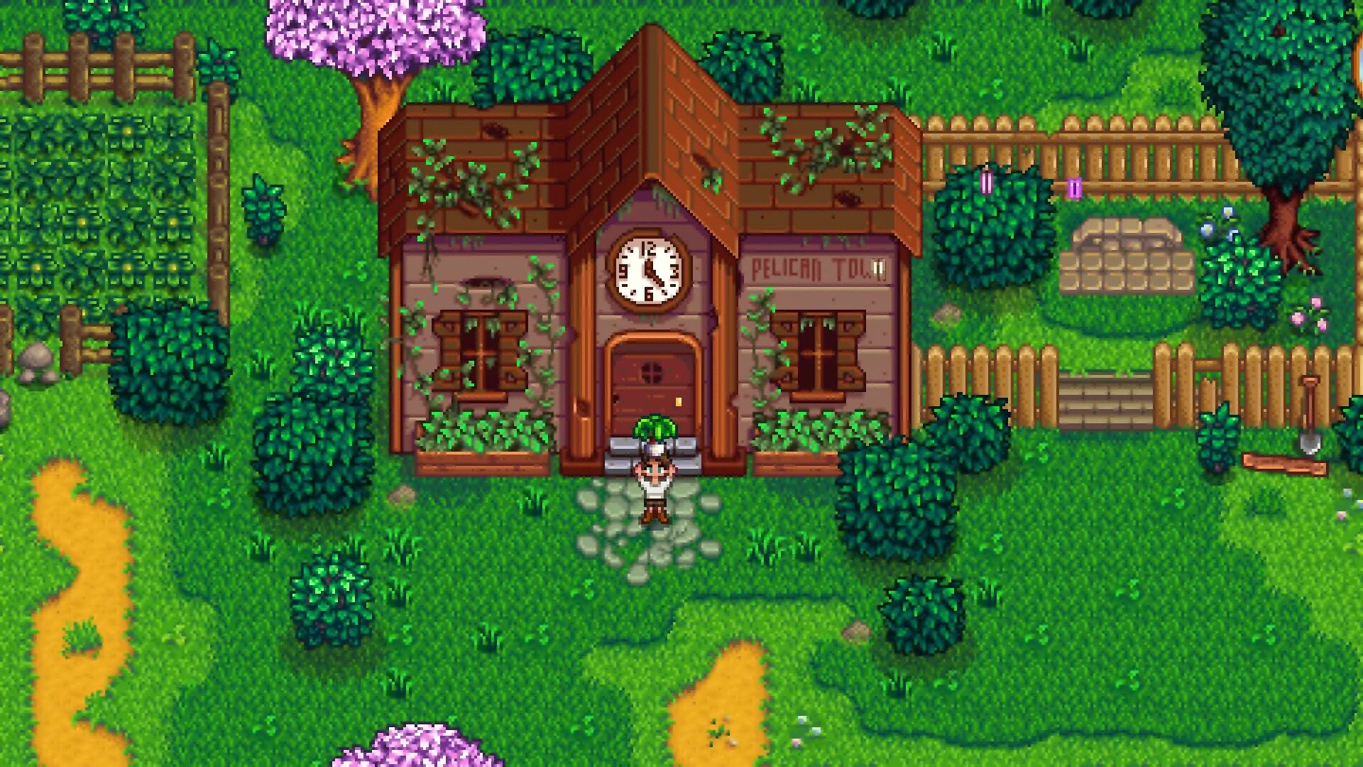 Stardew Valley Дедушкина ферма. Город Пеликан Stardew Valley.