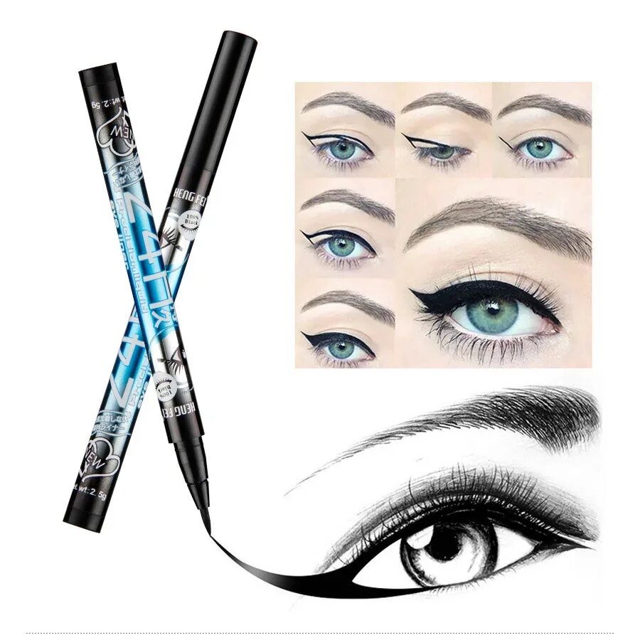 Подводка для глаз Smart Eyeliner. Подводка маркер Eveline Pencil Waterproof. Подводка черная для глаз Eyeliner. Подводка для глаз маркер Precision лама 59104-03.