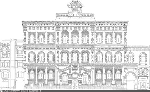 Чертежи зданий москвы