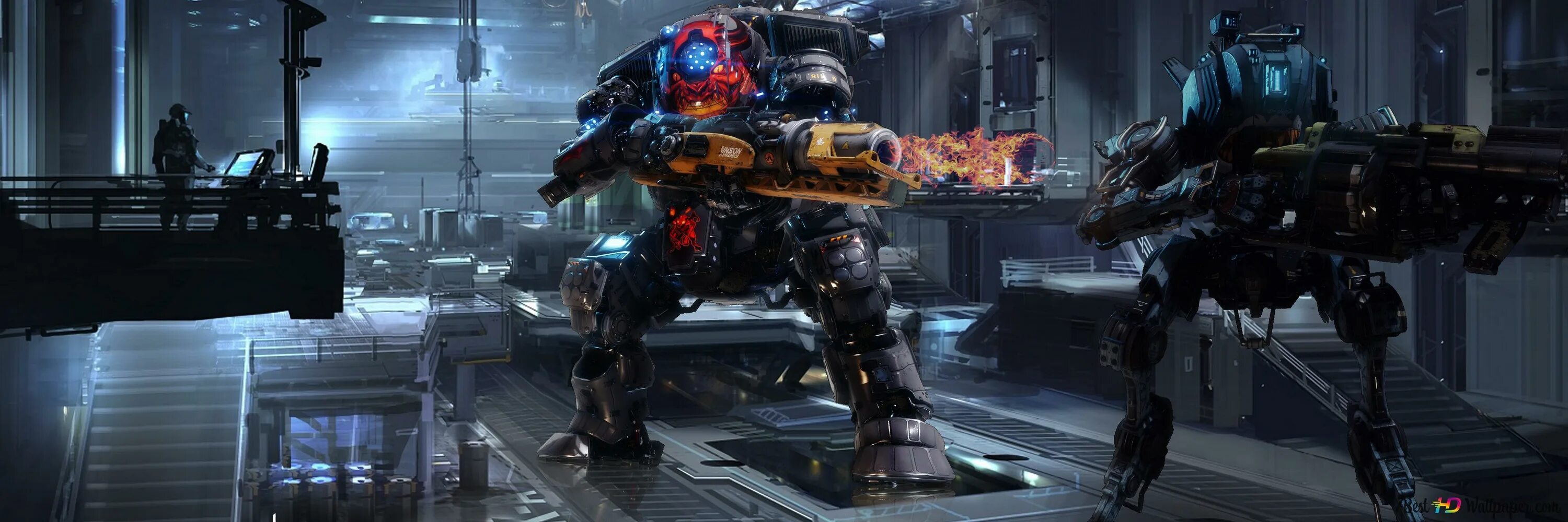 Робот 2 часа. Titanfall 2 нот робот. обои 21 9 ultrawide 3440x1440 киберпанк. titanfall 2 drones. titanfall 21.