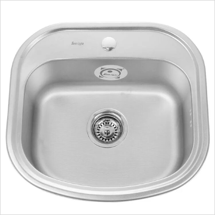 Мойка SINKLIGHT 4947. Врезная кухонная мойка SINKLIGHT 4947 49х47см нержавеющая сталь. Врезная кухонная мойка SINKLIGHT 370 37х37см нержавеющая сталь. Мойка SINKLIGHT 7851.