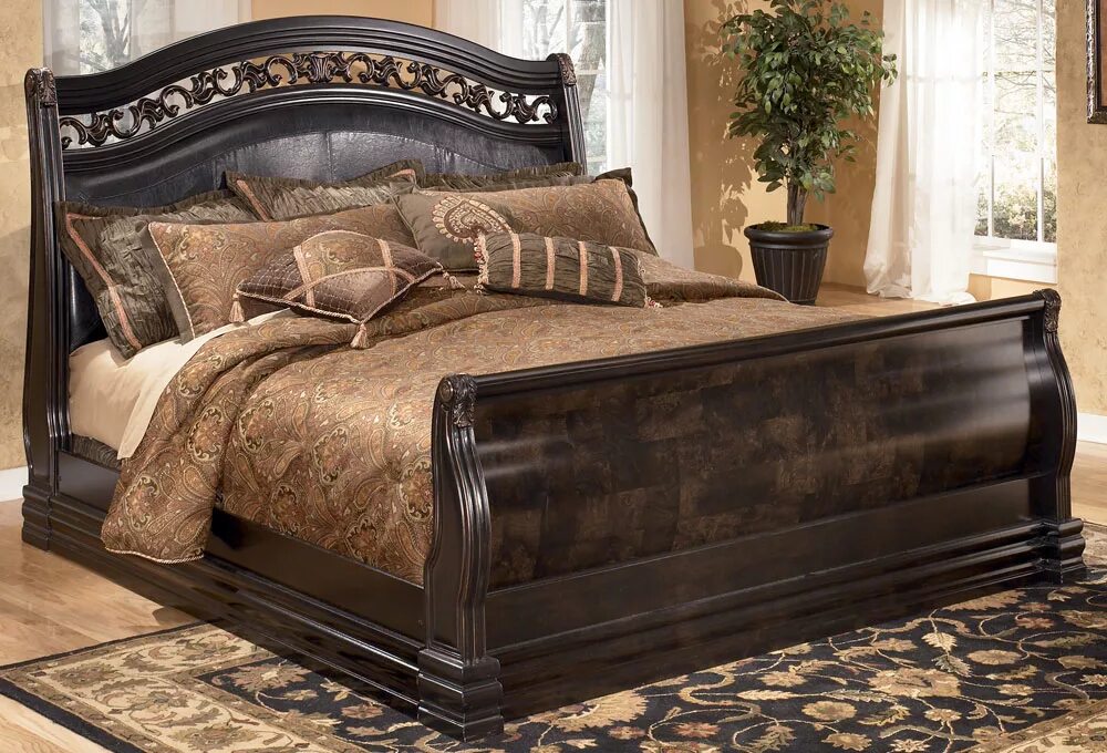 Красивая кровать двуспальная. Шикарная кровать. Дорогие двуспальные кровати. Красивый спальный гарнитур. Дорогие двуспальные кровати.