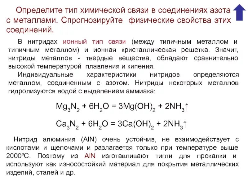 Нитрид кальция бинарное соединение