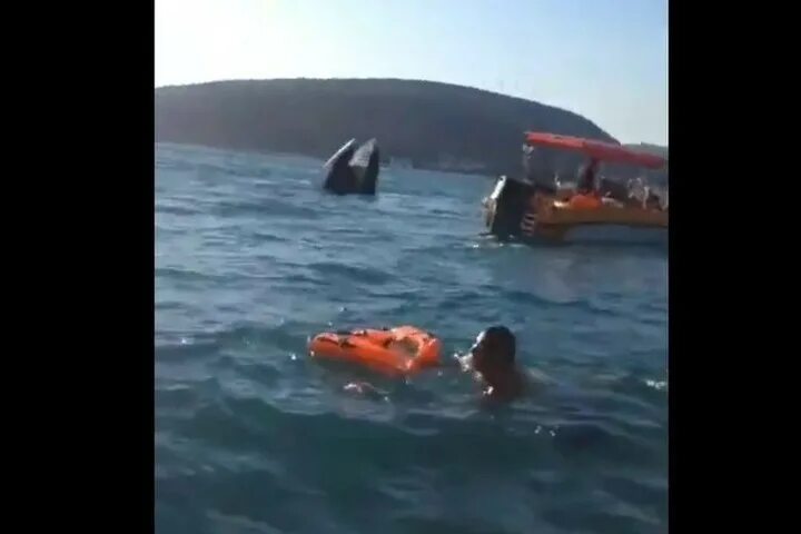 Спасение на катамаране