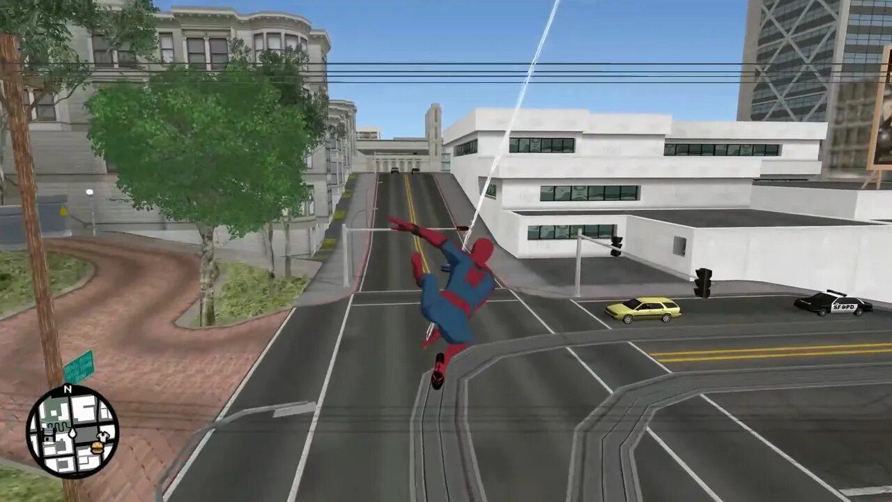 Гта сан мод на человека паука. ГТА Сан андреас Spider man. J16d Spider man GTA sa. Спидер ГТА Сан андреас. GTA San Andreas Spider man by j16d Mod.