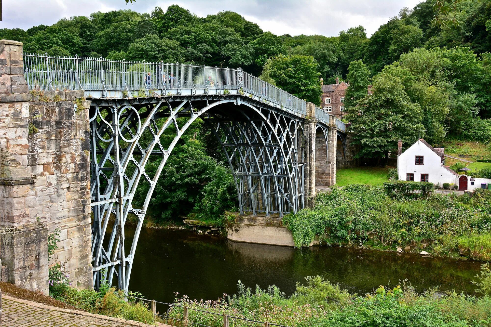 The first bridge was