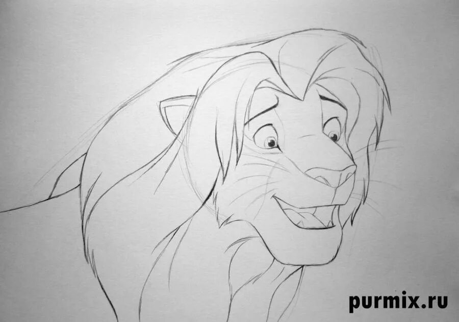 Рисовать симбу. Симба карандашом. Рисовать симбу. Лёгкие рисунки симба. Рисовать симбу.