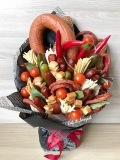 Букет из колбасок
