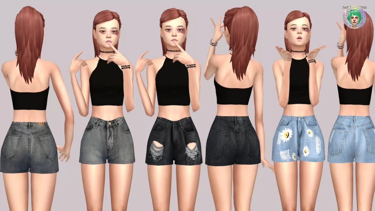 Мод симс 4 рок. Little shorts SIMS 4. Шорты с кружевом симс 4. Симс 4 длинные женские шорты. Широкие шорты женские симс 4.