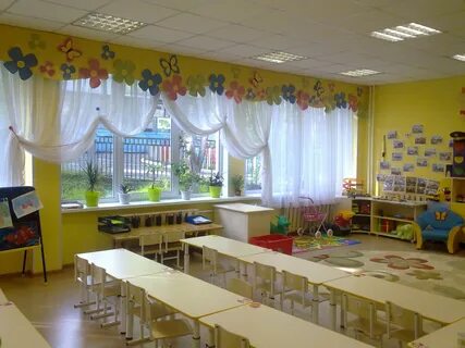 Современный детский сад шторы